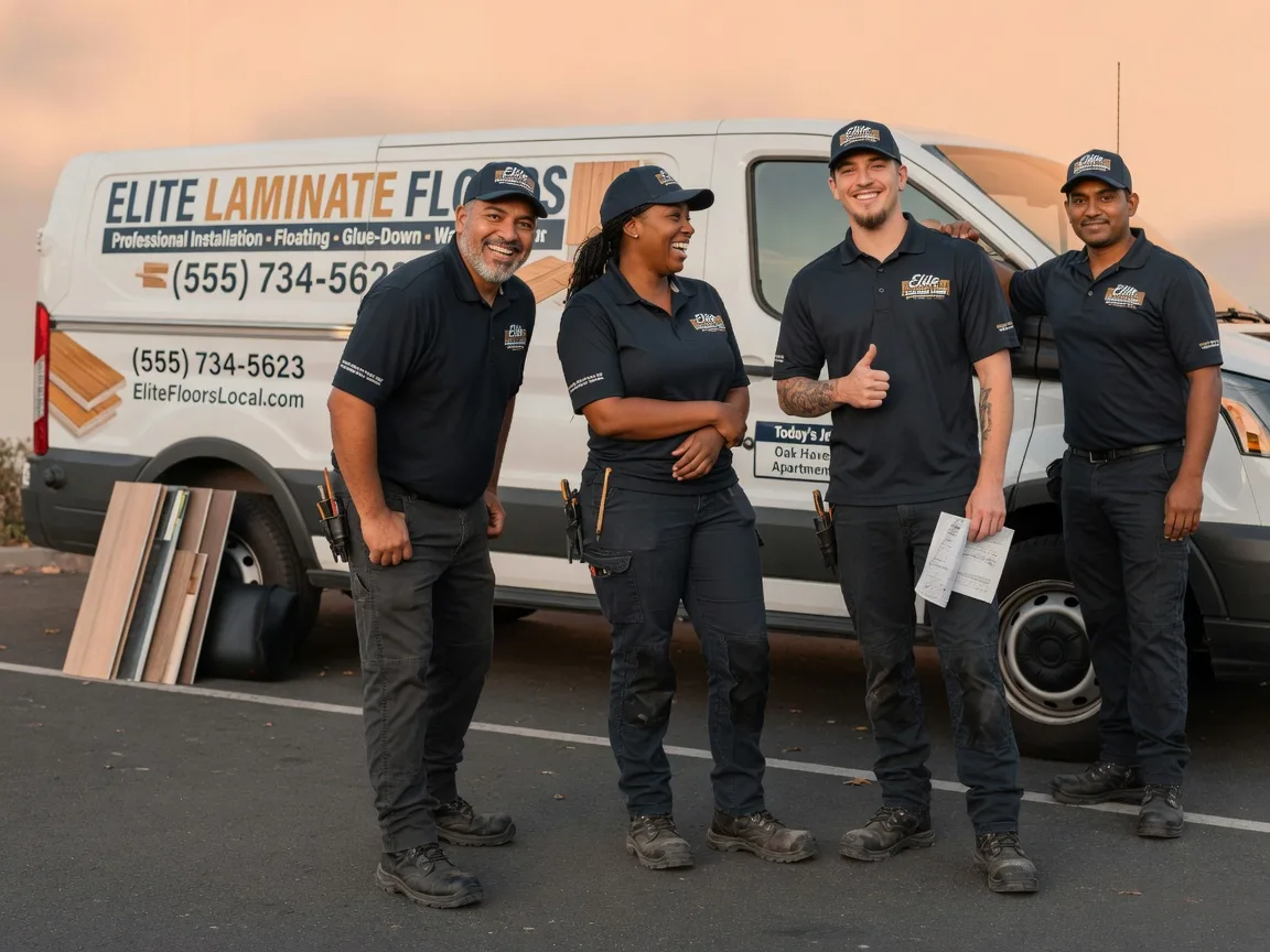 Laminate flooring installation company in Poynor, TX